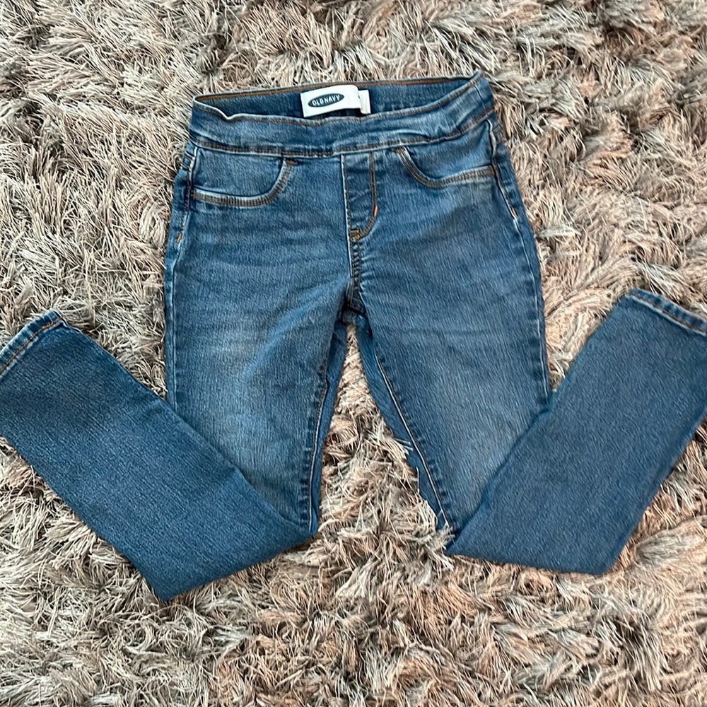 Girls Old Navy Jeggings EUC 8